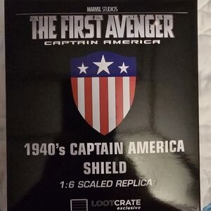 Marvel 1940's Captain America Shield Replica - Red White Blue